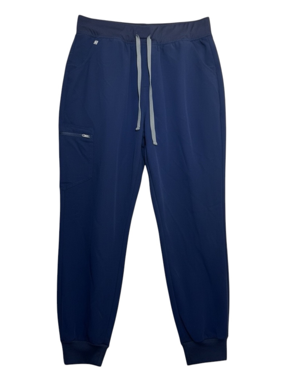 FIGS Navy High-Waisted Zamora Jogger Scrub Pants L Regular Large Blue
